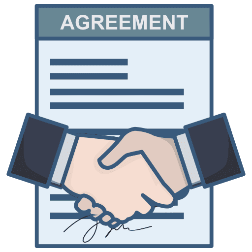 agreement contract shaking hands icon 205722 1