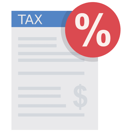 tax document percentage icon 205098 1