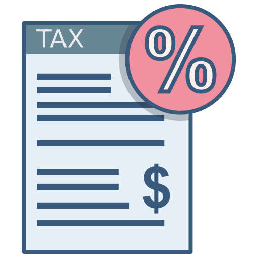 tax document percentage icon 205721 2